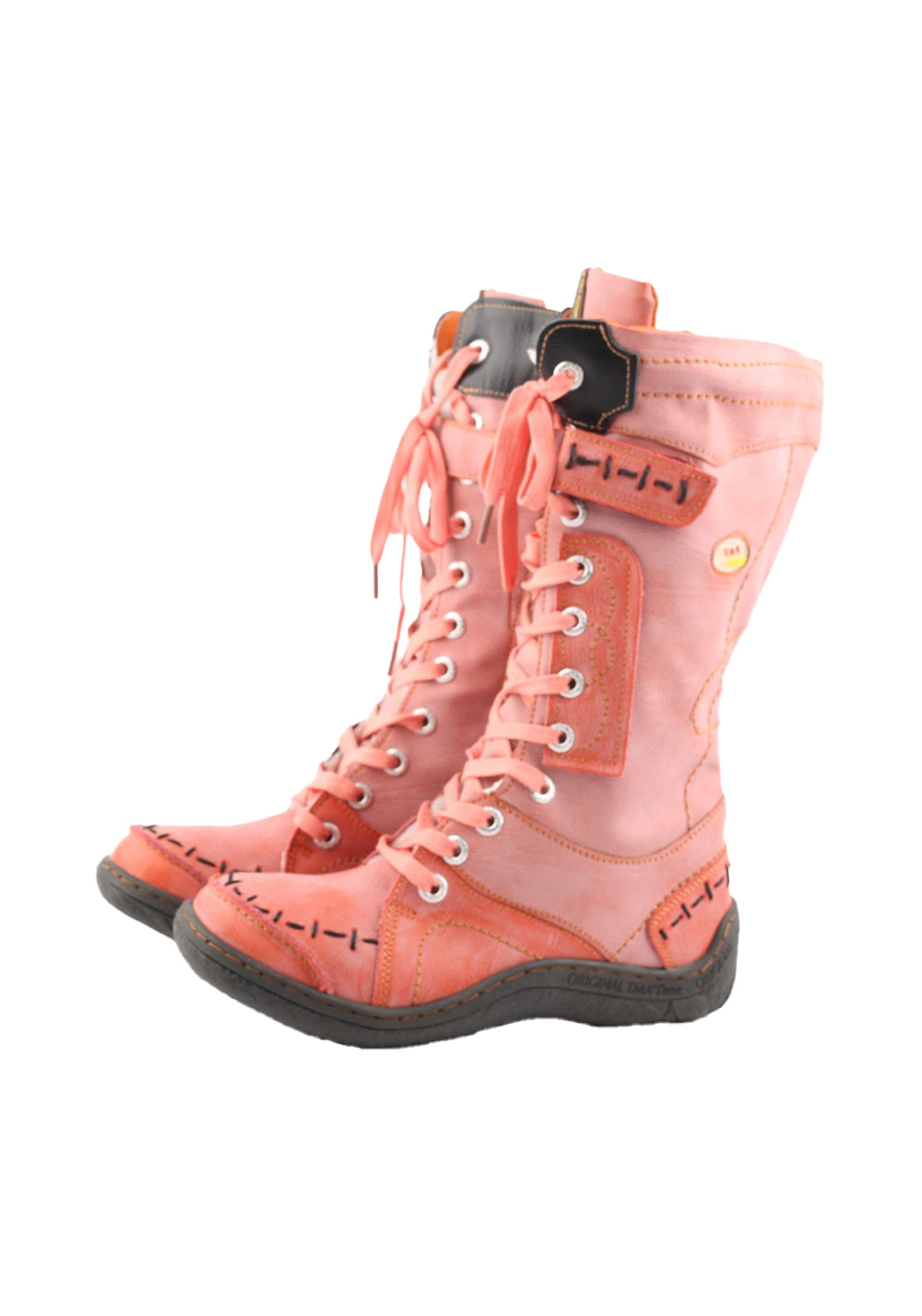 TMA EYES | Washed PU Y2K Style Snow Boots - fleece lined - PSYLOS 1, TMA EYES | Washed PU Y2K Style Snow Boots - fleece lined, Boots, TMA EYES, PSYLOS 1