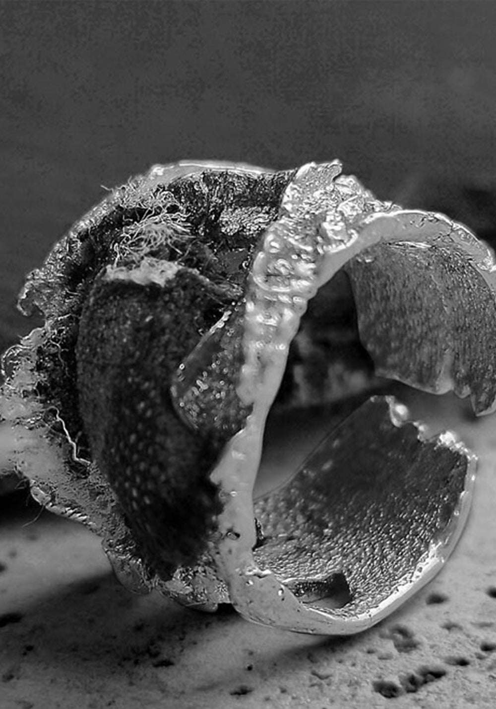 ILLuSoRy丨Futuristic Silver Denim Ring - PSYLOS 1, ILLuSoRy丨Futuristic Silver Denim Ring, Accessories, ILLuSoRy, PSYLOS 1