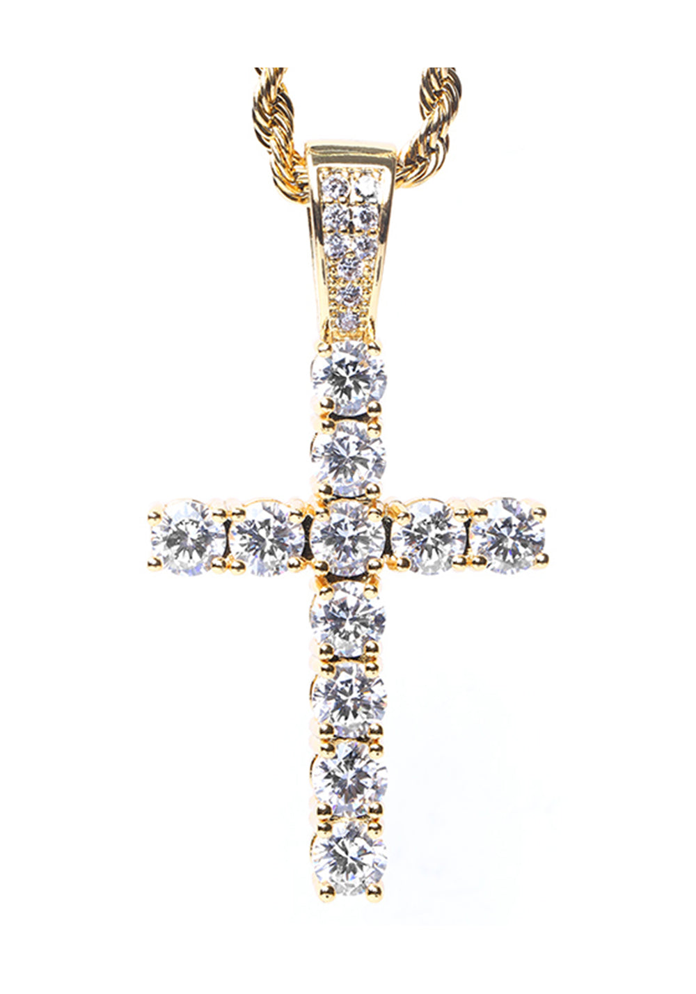 LUXTA丨Iced Out Diamond Cross Pendant - PSYLOS 1, LUXTA丨Iced Out Diamond Cross Pendant, Accessories, LUXTA, PSYLOS 1