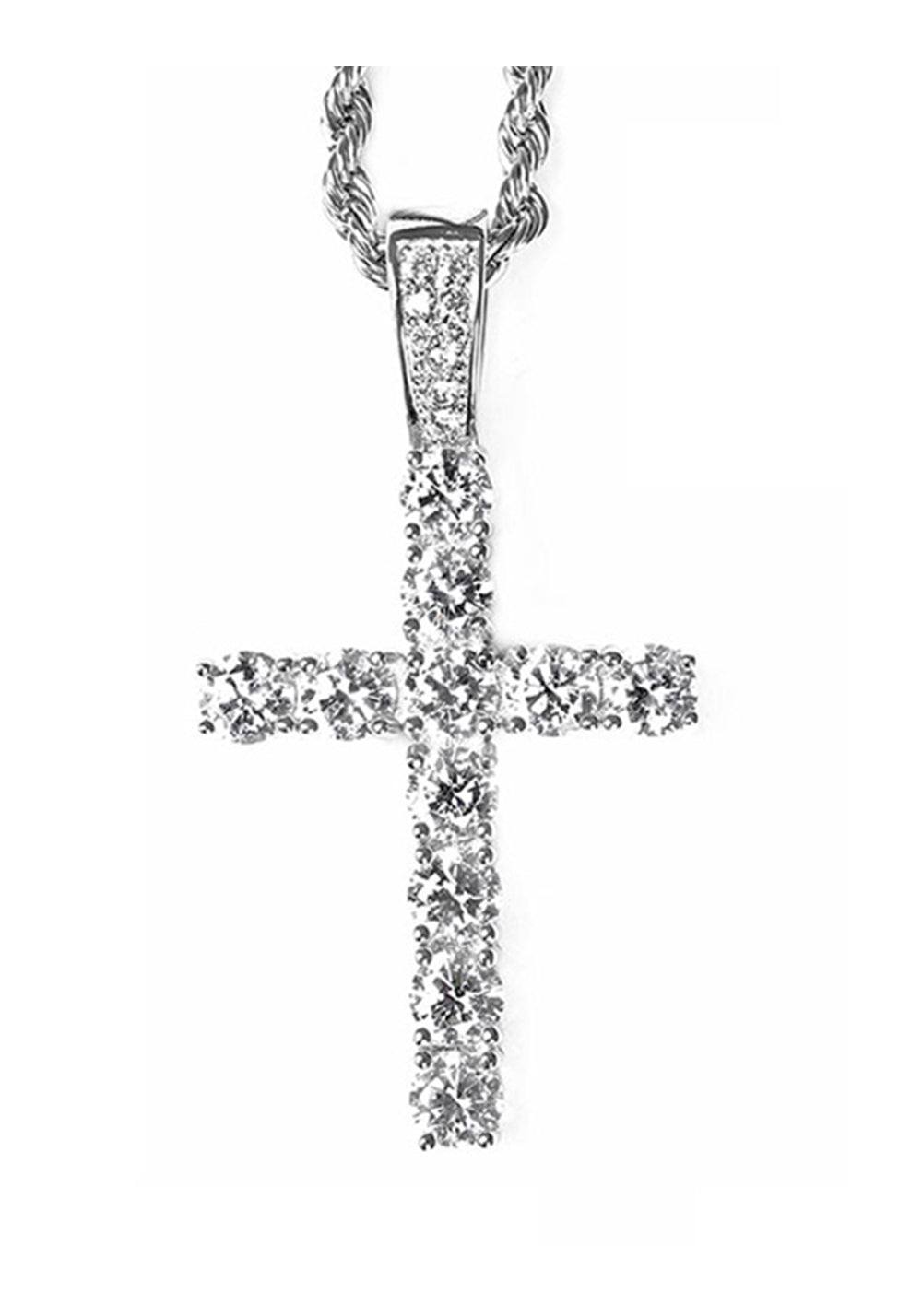LUXTA丨Iced Out Diamond Cross Pendant - PSYLOS 1, LUXTA丨Iced Out Diamond Cross Pendant, Accessories, LUXTA, PSYLOS 1