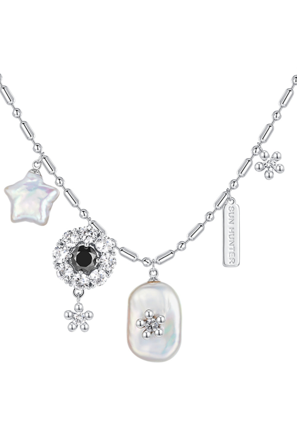 SUN HUNTER丨Baroque Pearl Star Necklace - PSYLOS 1, SUN HUNTER丨Baroque Pearl Star Necklace, Accessories, SUN HUNTER, PSYLOS 1