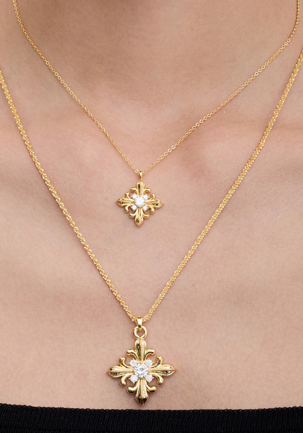 SUN HUNTER丨Long Iris Flower Necklace - PSYLOS 1, SUN HUNTER丨Long Iris Flower Necklace, Accessories, SUN HUNTER, PSYLOS 1