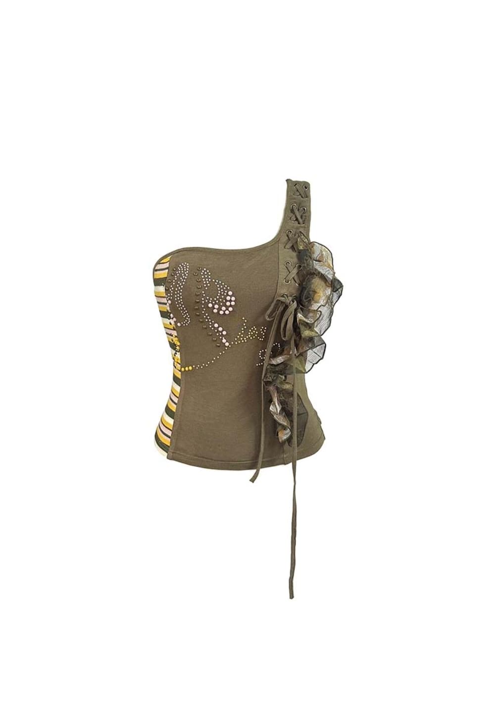 OPEN AESTHETIC丨Mesh Rhinestone Strap Top - PSYLOS 1, OPEN AESTHETIC丨Mesh Rhinestone Strap Top, Top, OPEN AESTHETIC, PSYLOS 1