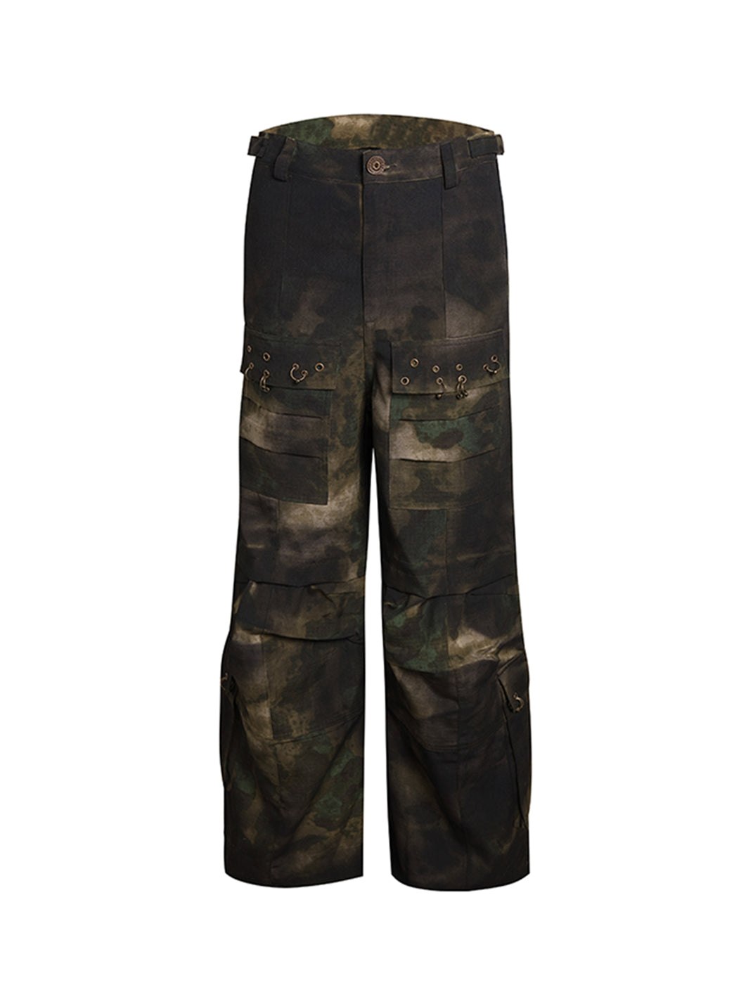 DND4DES | Washed Camo Flared Cargo Pants - PSYLOS 1, DND4DES | Washed Camo Flared Cargo Pants, Cargo Pants, DND4DES•JAPAN, PSYLOS 1