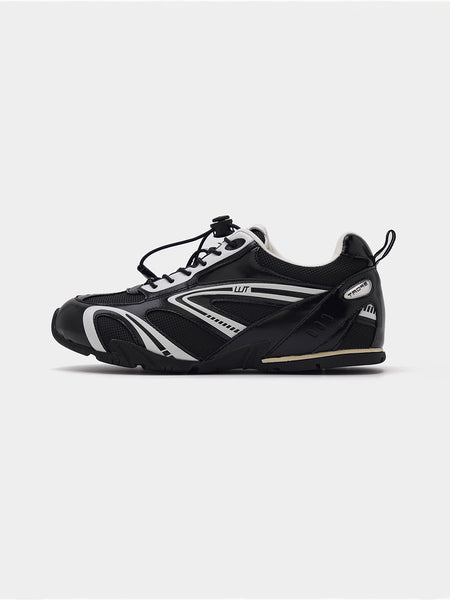 UNCLEWEN | ”Aerodynamics” Quick Lace Racing Trainer-Black - PSYLOS 1, UNCLEWEN | ”Aerodynamics” Quick Lace Racing Trainer-Black, Women's Shoes, UNCLEWEN, PSYLOS 1