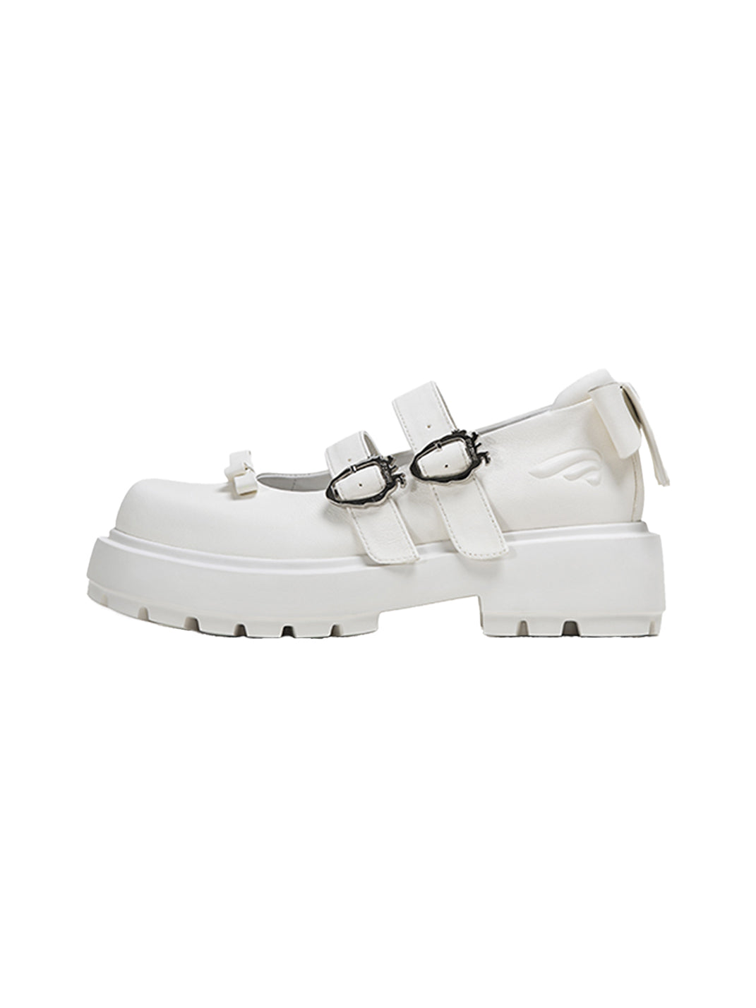 FYSPR丨Platform Mary Jane Shoes with Bow-White - PSYLOS 1, FYSPR丨Platform Mary Jane Shoes with Bow-White, Mary Jane shoes, FYSPR, PSYLOS 1
