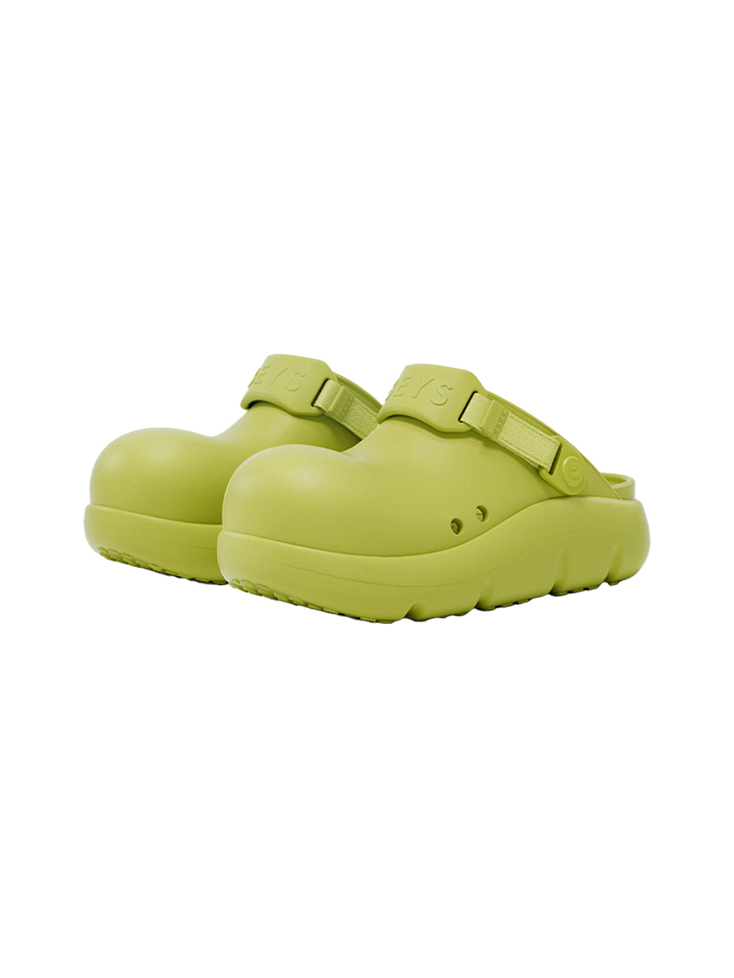 BEYS | Chunky Sole Summer Clog Sandals with Cut-Out Design-Green - PSYLOS 1, BEYS | Chunky Sole Summer Clog Sandals with Cut-Out Design-Green, Sandals, BEYS, PSYLOS 1