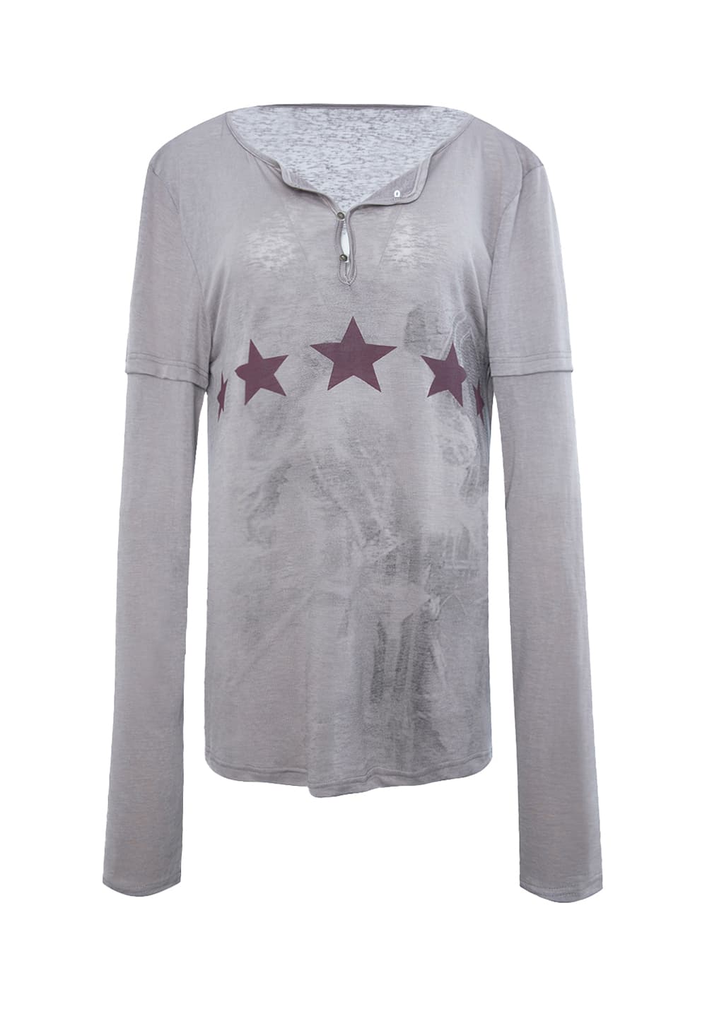 DOUBLEPUNCH丨Mystic Print V-Neck Sheer Sun Shirt - PSYLOS 1, DOUBLEPUNCH丨Mystic Print V-Neck Sheer Sun Shirt, Shirt, DOUBLEPUNCH, PSYLOS 1