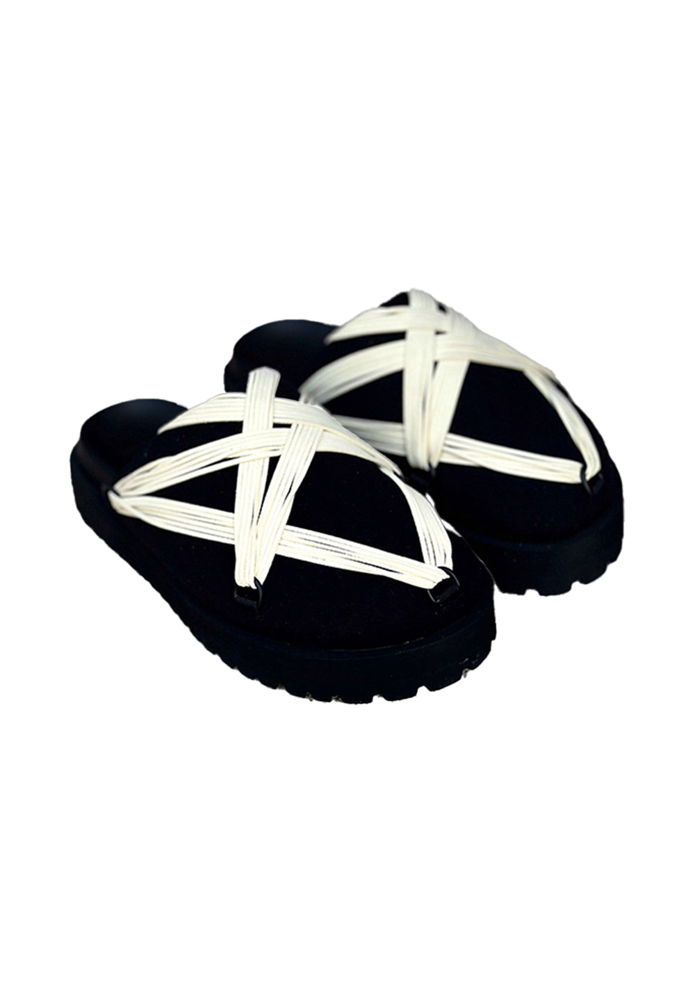 LeStream | Black Strapped Platform Slides  - PSYLOS 1, LeStream | Black Strapped Platform Slides , Sandals, LeStream, PSYLOS 1