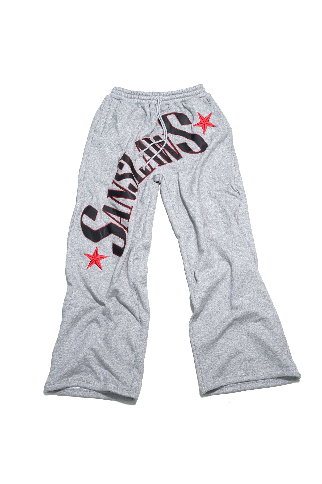 Logo Patches Embroidered Sweatpants