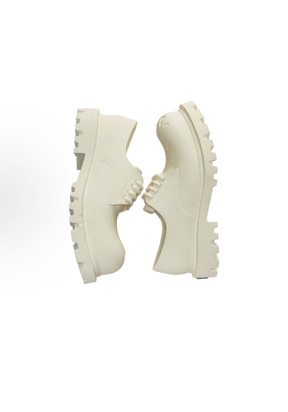 GLITTER FOCUS丨Cream Futuristic Derby Shoes - PSYLOS 1, GLITTER FOCUS丨Cream Futuristic Derby Shoes, Casual Sneakers, GLITTER FOCUS, PSYLOS 1