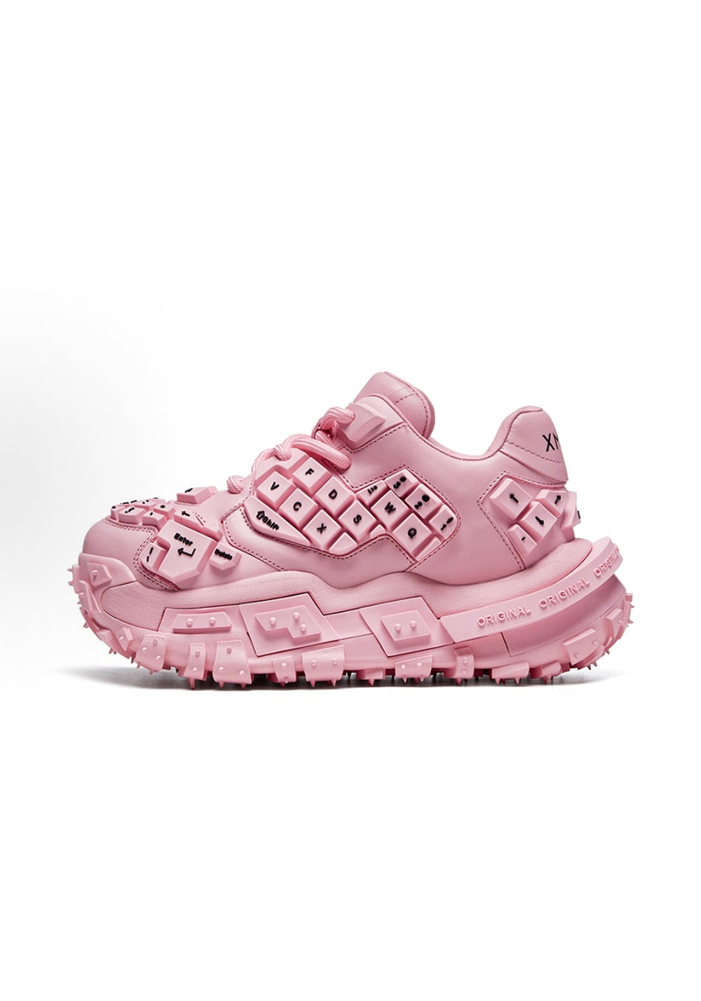 XMZY丨Chunky Keyboard Dad Sneakers -Pink - PSYLOS 1, XMZY丨Chunky Keyboard Dad Sneakers -Pink, Chunky Sneakers, XMZY•JAPAN, PSYLOS 1