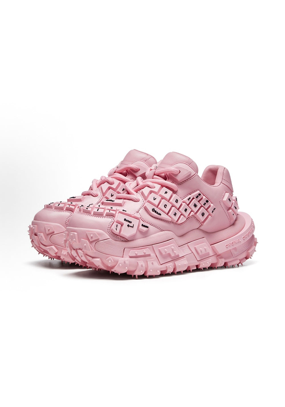 XMZY丨Chunky Keyboard Dad Sneakers -Pink - PSYLOS 1, XMZY丨Chunky Keyboard Dad Sneakers -Pink, Chunky Sneakers, XMZY•JAPAN, PSYLOS 1