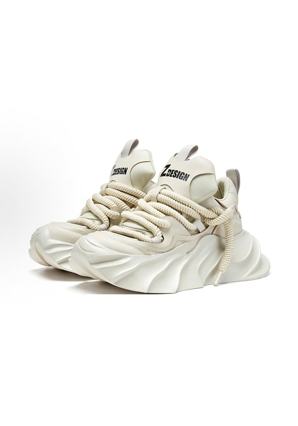 XMZY丨Hollow Platform Sandals -Beige - PSYLOS 1, XMZY丨Hollow Platform Sandals -Beige, Chunky Sneakers, XMZY•JAPAN, PSYLOS 1