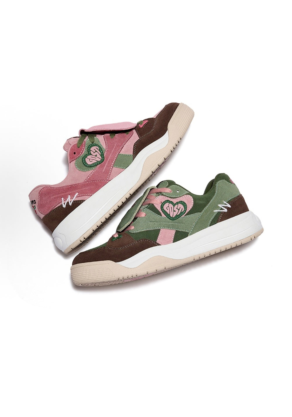 Xavier3丨Xavier3 × Gost Collab Mismatch Sneakers - PSYLOS 1, Xavier3丨Xavier3 × Gost Collab Mismatch Sneakers, Skate Shoes, Xavier3, PSYLOS 1