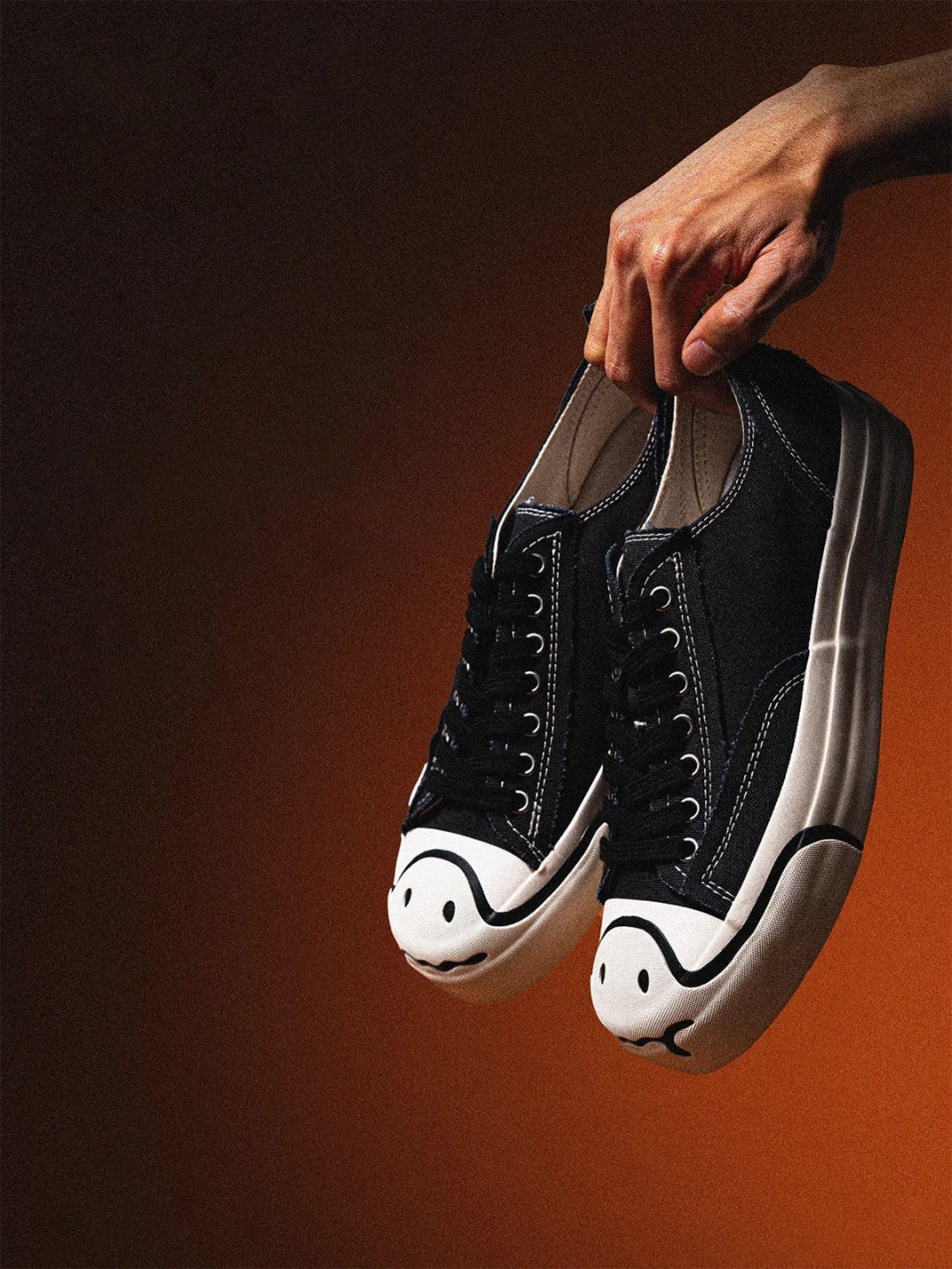 T/C MADE│025 Thick-soled Elevated Moccasin-style Canvas Shoes-Black - PSYLOS 1, T/C MADE│025 Thick-soled Elevated Moccasin-style Canvas Shoes-Black, Canvas Sneakers, T/C MADE, PSYLOS 1