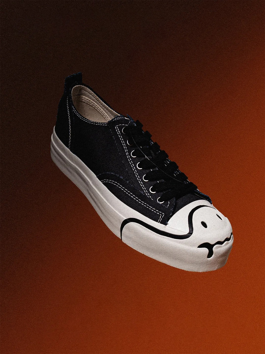 T/C MADE│025 Thick-soled Elevated Moccasin-style Canvas Shoes-Black - PSYLOS 1, T/C MADE│025 Thick-soled Elevated Moccasin-style Canvas Shoes-Black, Canvas Sneakers, T/C MADE, PSYLOS 1