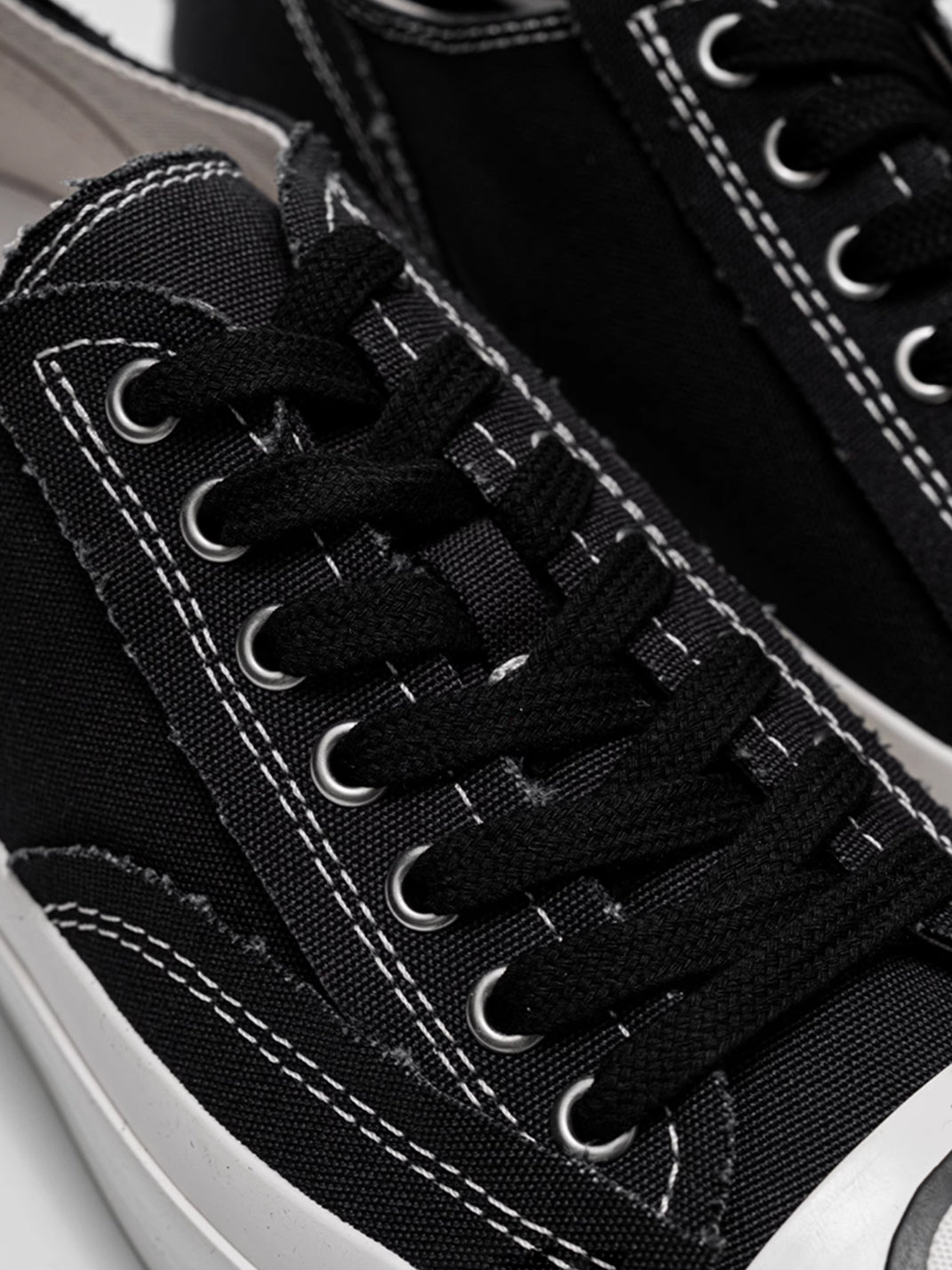 T/C MADE│025 Thick-soled Elevated Moccasin-style Canvas Shoes-Black - PSYLOS 1, T/C MADE│025 Thick-soled Elevated Moccasin-style Canvas Shoes-Black, Canvas Sneakers, T/C MADE, PSYLOS 1