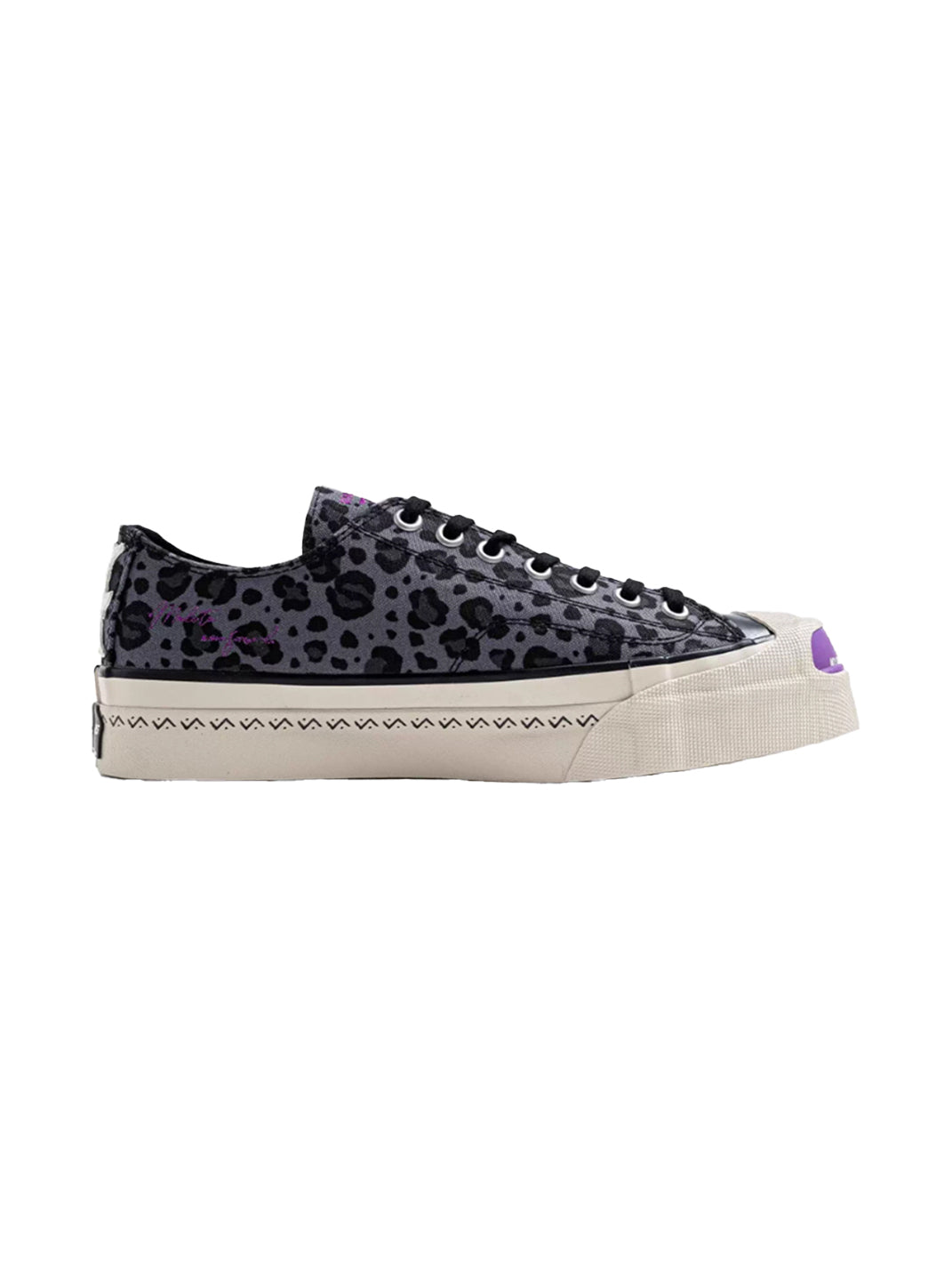 T/C MADE│S45 Smiley Low-Tops - Leopard/Bone Canvas Shoes with Thick Sole - PSYLOS 1, T/C MADE│S45 Smiley Low-Tops - Leopard/Bone Canvas Shoes with Thick Sole, Canvas Sneakers, T/C MADE, PSYLOS 1