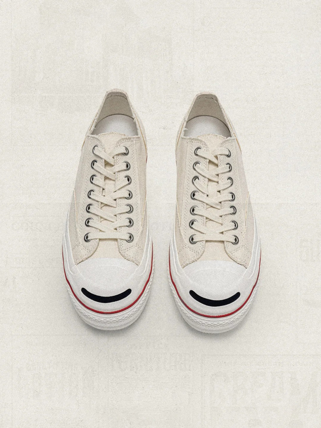 T/C MADE│023 Smiley Toe Thick-Soled Retro Japanese-Style Low-Top Canvas Shoes - PSYLOS 1, T/C MADE│023 Smiley Toe Thick-Soled Retro Japanese-Style Low-Top Canvas Shoes, Canvas Sneakers, T/C MADE, PSYLOS 1