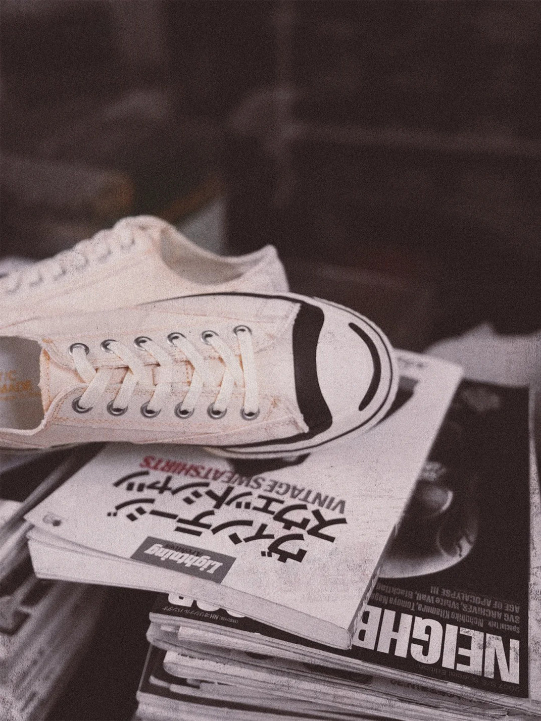 T/C MADE│016b Classic Jack Purcell Style Smiley-Toe Canvas Sneakers-White - PSYLOS 1, T/C MADE│016b Classic Jack Purcell Style Smiley-Toe Canvas Sneakers-White, Canvas Sneakers, T/C MADE, PSYLOS 1