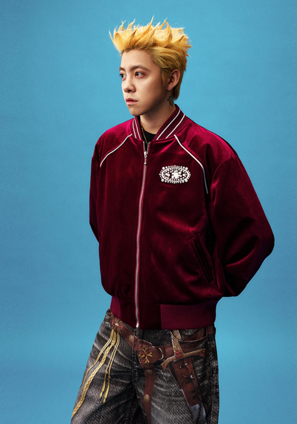 YADcrew丨YADcrew Limited Edition Velvet Jacket - PSYLOS 1, YADcrew丨YADcrew Limited Edition Velvet Jacket, Jacket, YADcrew, PSYLOS 1