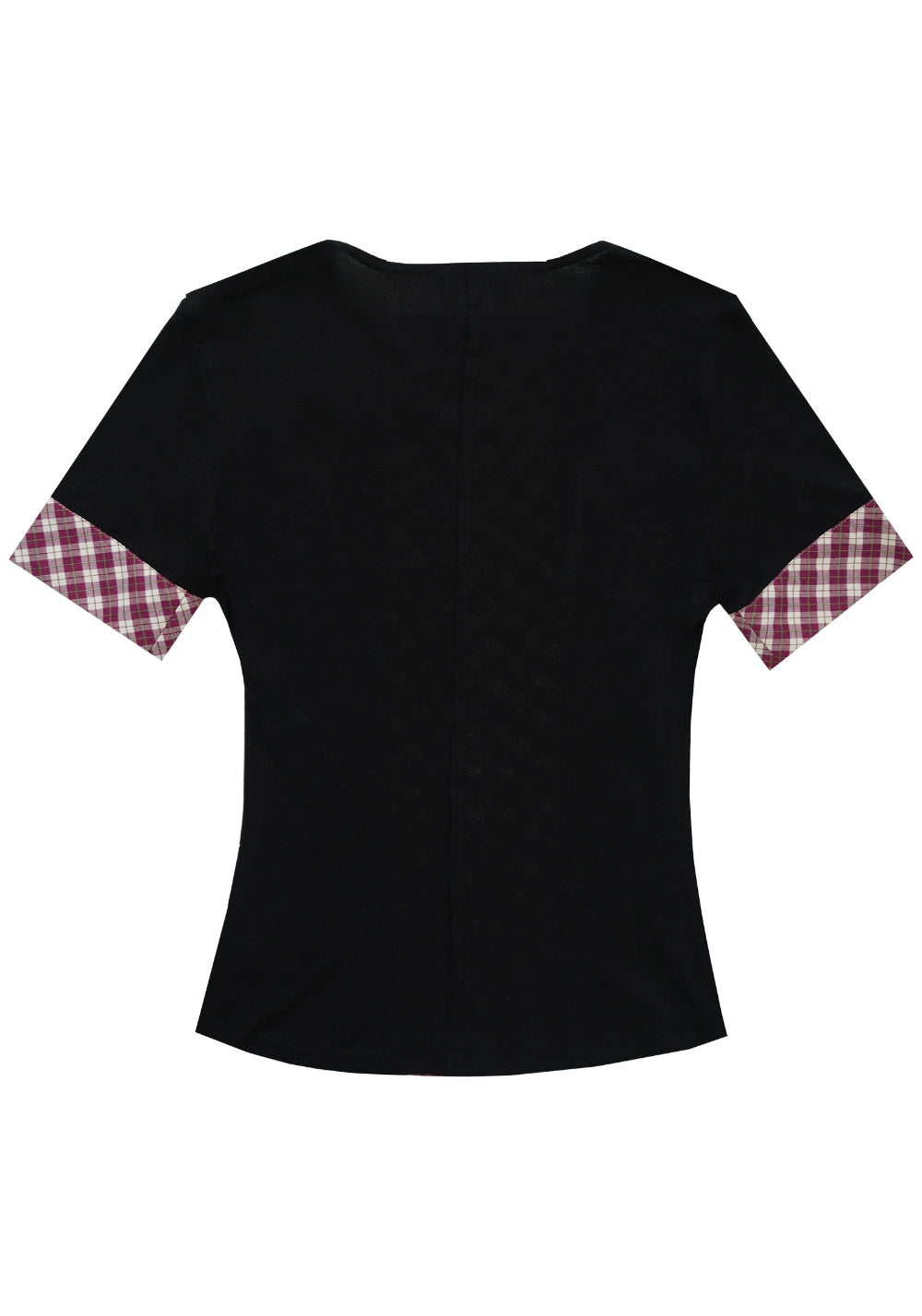 NyDkyel丨Tencel Wool Blend Red-White Grid Knit Trim Fitted Cardigan - PSYLOS 1, NyDkyel丨Tencel Wool Blend Red-White Grid Knit Trim Fitted Cardigan, Shirt, NyDkyel, PSYLOS 1