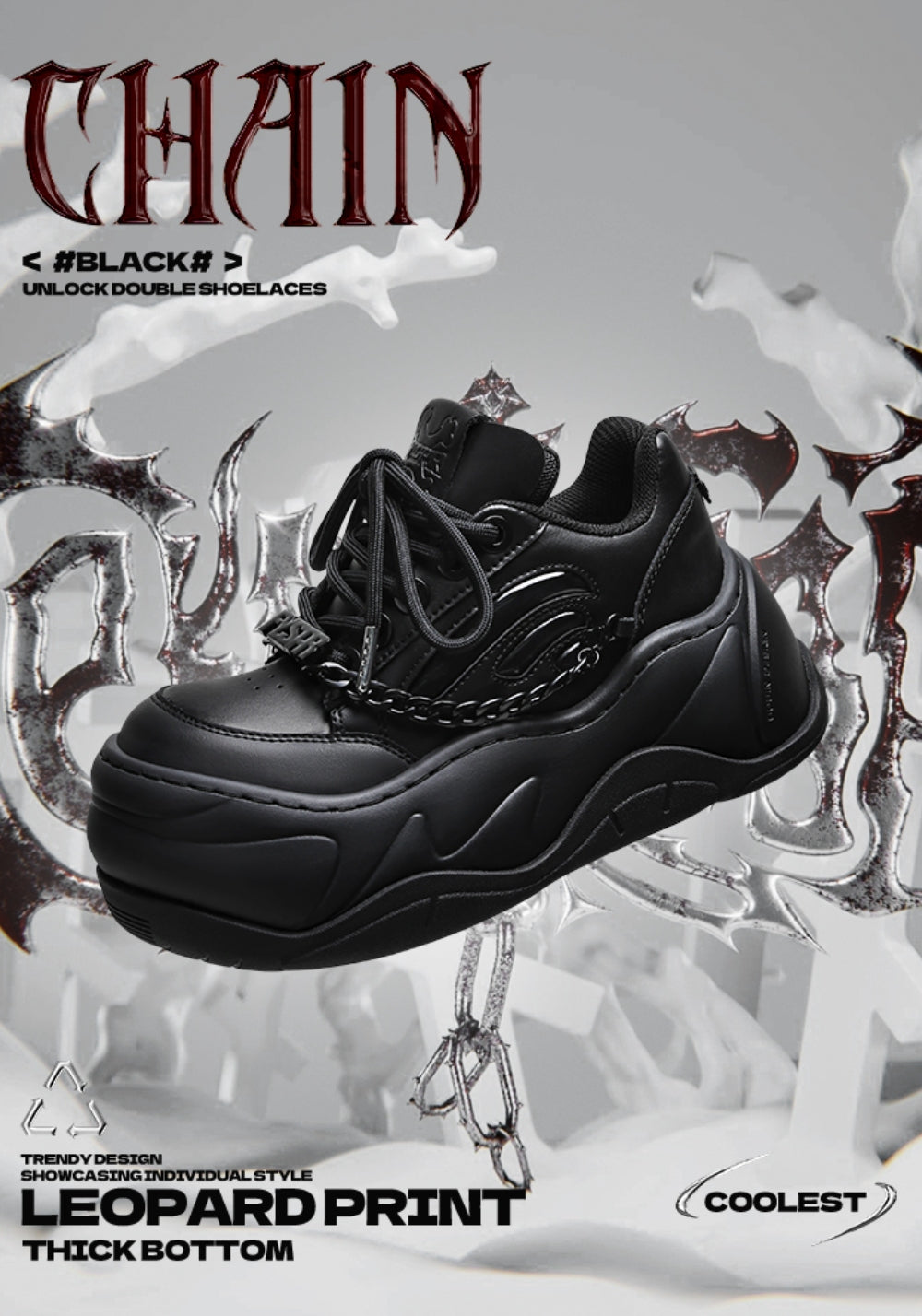 FYSPR丨WiFi Chunky Leg-Wrap Sneakers - PSYLOS 1, FYSPR丨WiFi Chunky Leg-Wrap Sneakers, Chunky Sneakers, FYSPR•JAPAN, PSYLOS 1