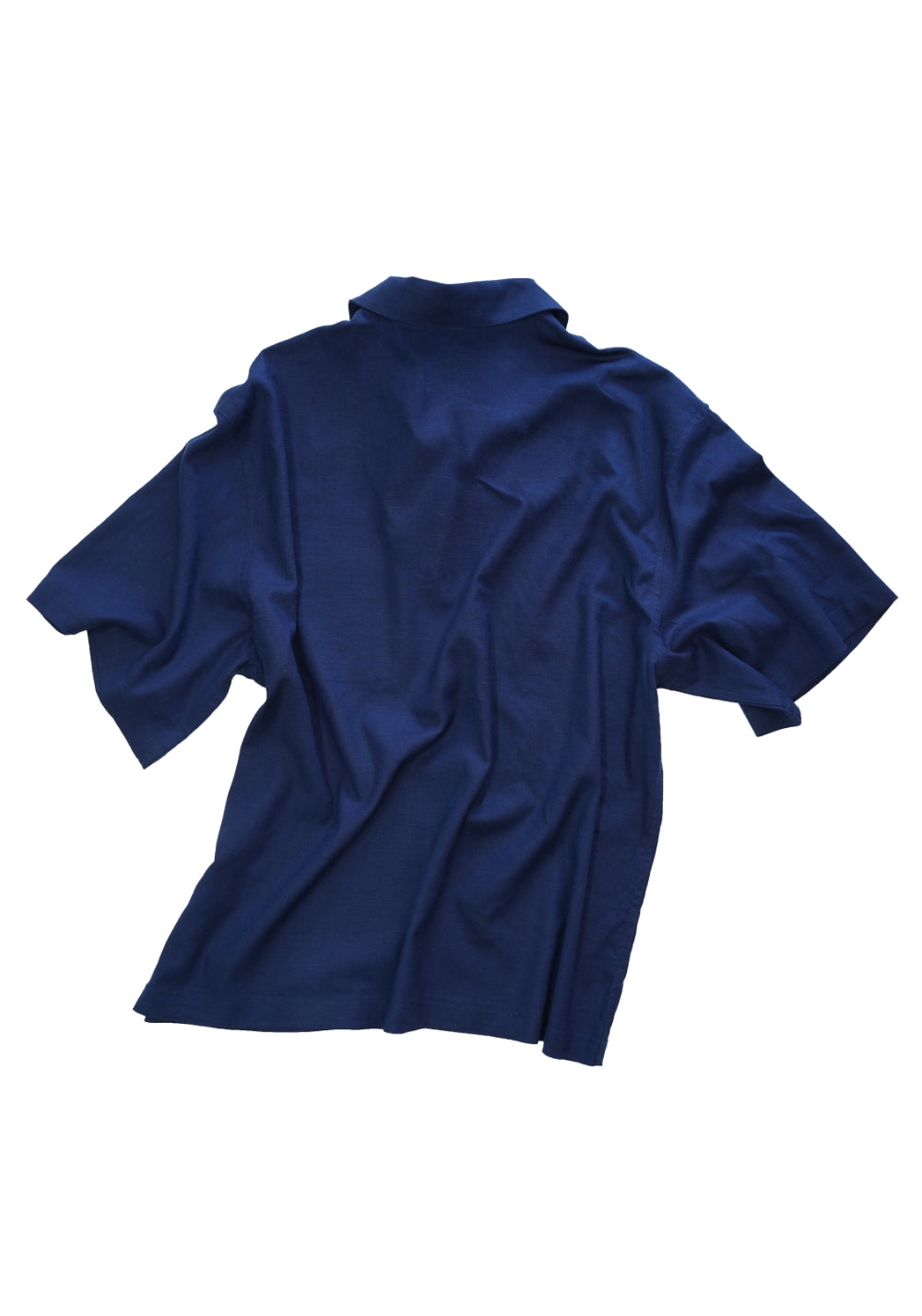 NyDkyel丨Cuban Collar Linen Tee - Contrast Pocket-Blue - PSYLOS 1, NyDkyel丨Cuban Collar Linen Tee - Contrast Pocket-Blue, T-Shirt, NyDkyel, PSYLOS 1