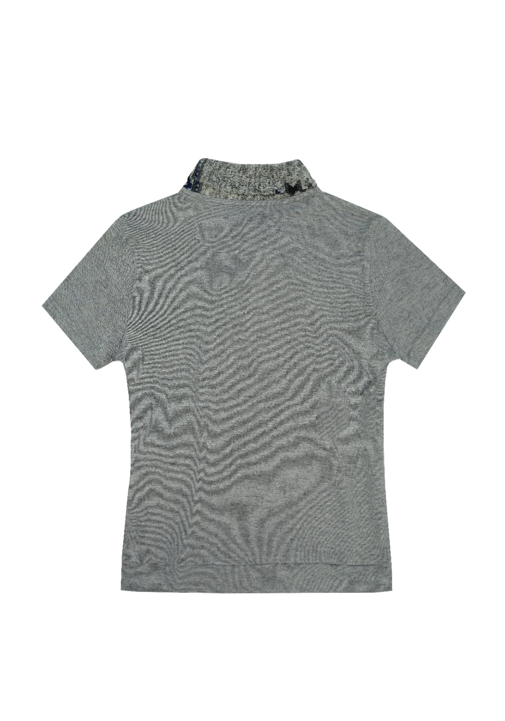 NyDkyel丨Vintage Jacquard Tie Print Fitted Knit Tee - PSYLOS 1, NyDkyel丨Vintage Jacquard Tie Print Fitted Knit Tee, Shirt, NyDkyel, PSYLOS 1