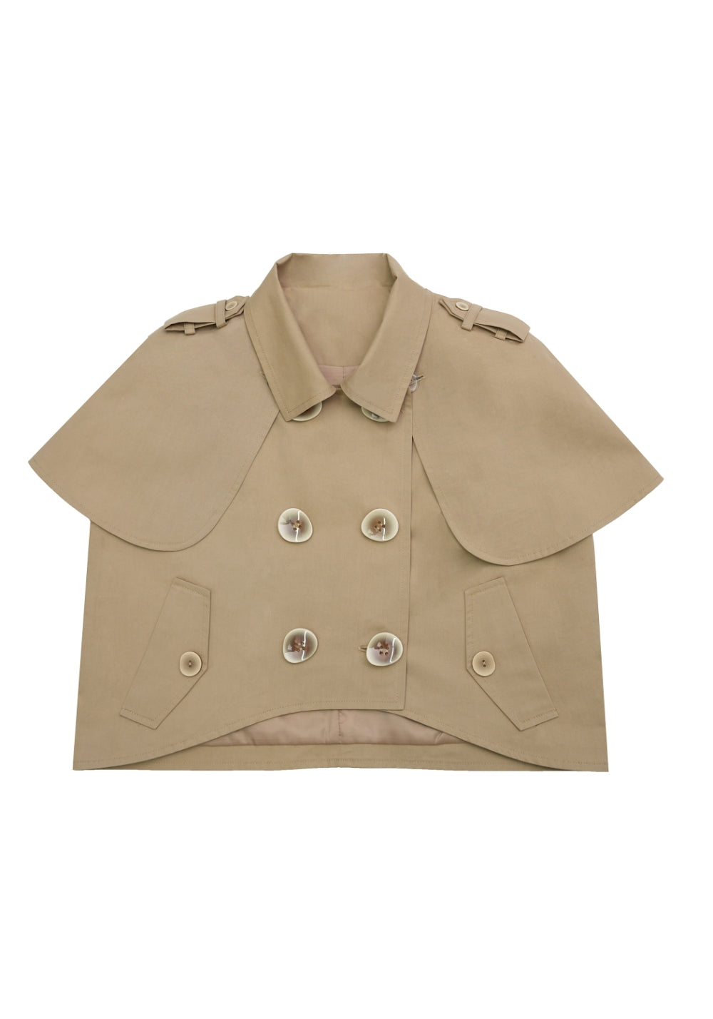 NyDkyel丨Detachable Cape Vest-Khaki - PSYLOS 1, NyDkyel丨Detachable Cape Vest-Khaki, T-Shirt, NyDkyel, PSYLOS 1