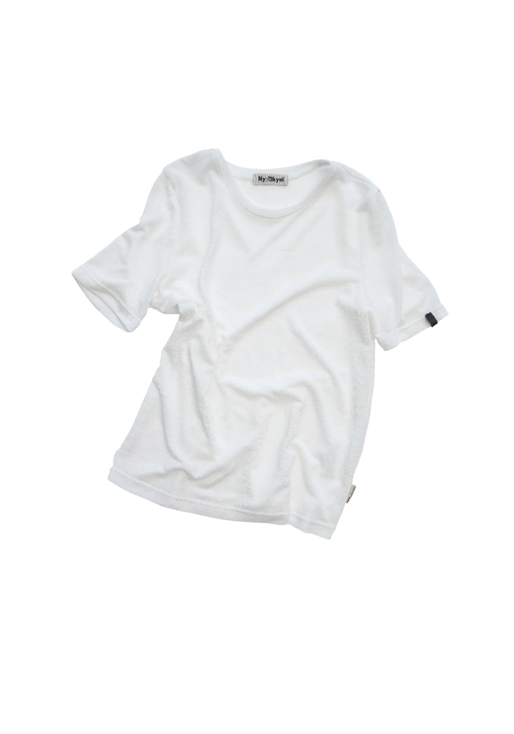 NyDkyel丨Lightweight Knit Tee - Dropped Shoulder Fit-White - PSYLOS 1, NyDkyel丨Lightweight Knit Tee - Dropped Shoulder Fit-White, Shirts, NyDkyel, PSYLOS 1