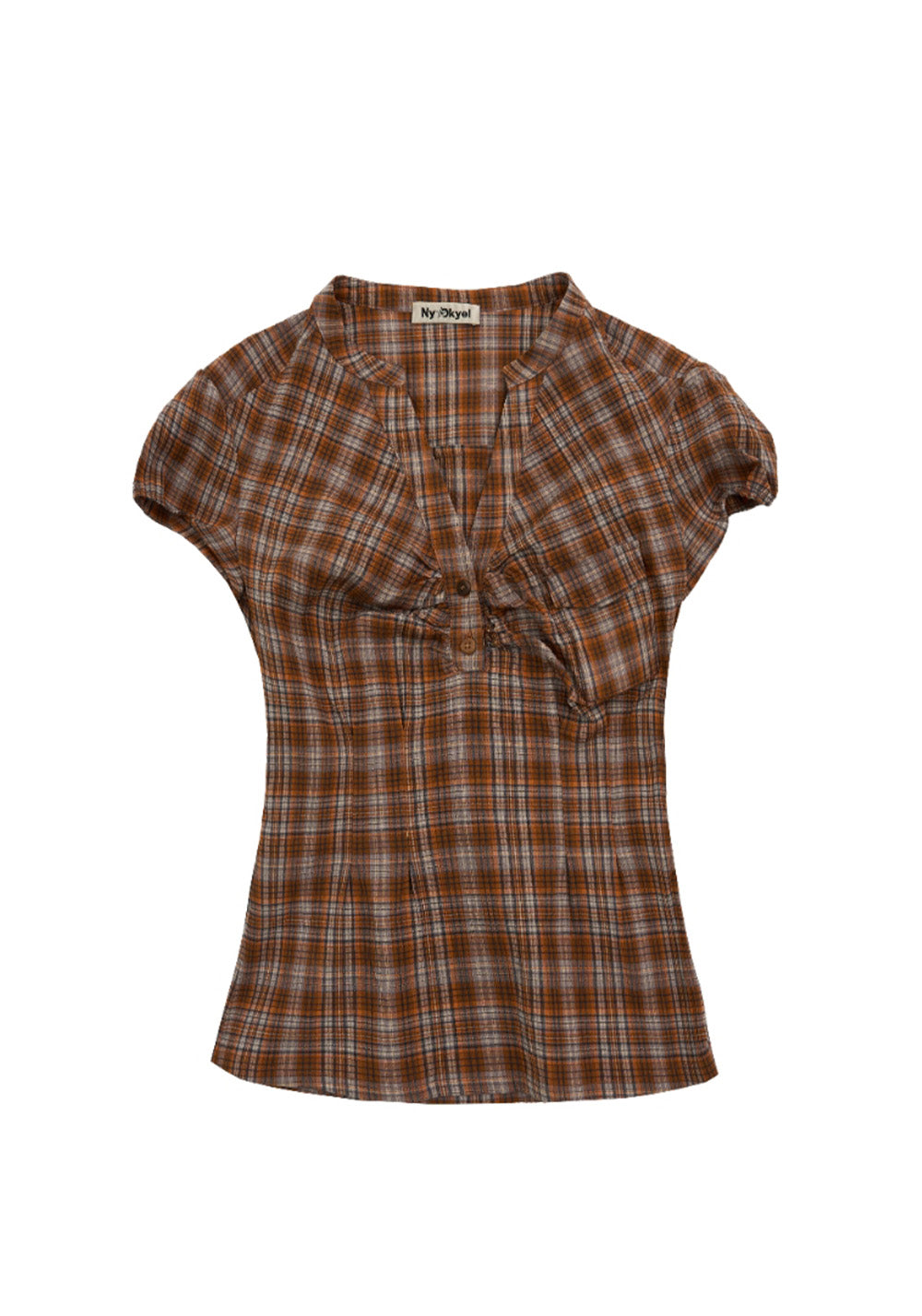 NyDkyel丨100% Cotton Peplum Ruffle Sleeve Corset Waist Shirred Blouse - PSYLOS 1, NyDkyel丨100% Cotton Peplum Ruffle Sleeve Corset Waist Shirred Blouse, Shirt, NyDkyel, PSYLOS 1