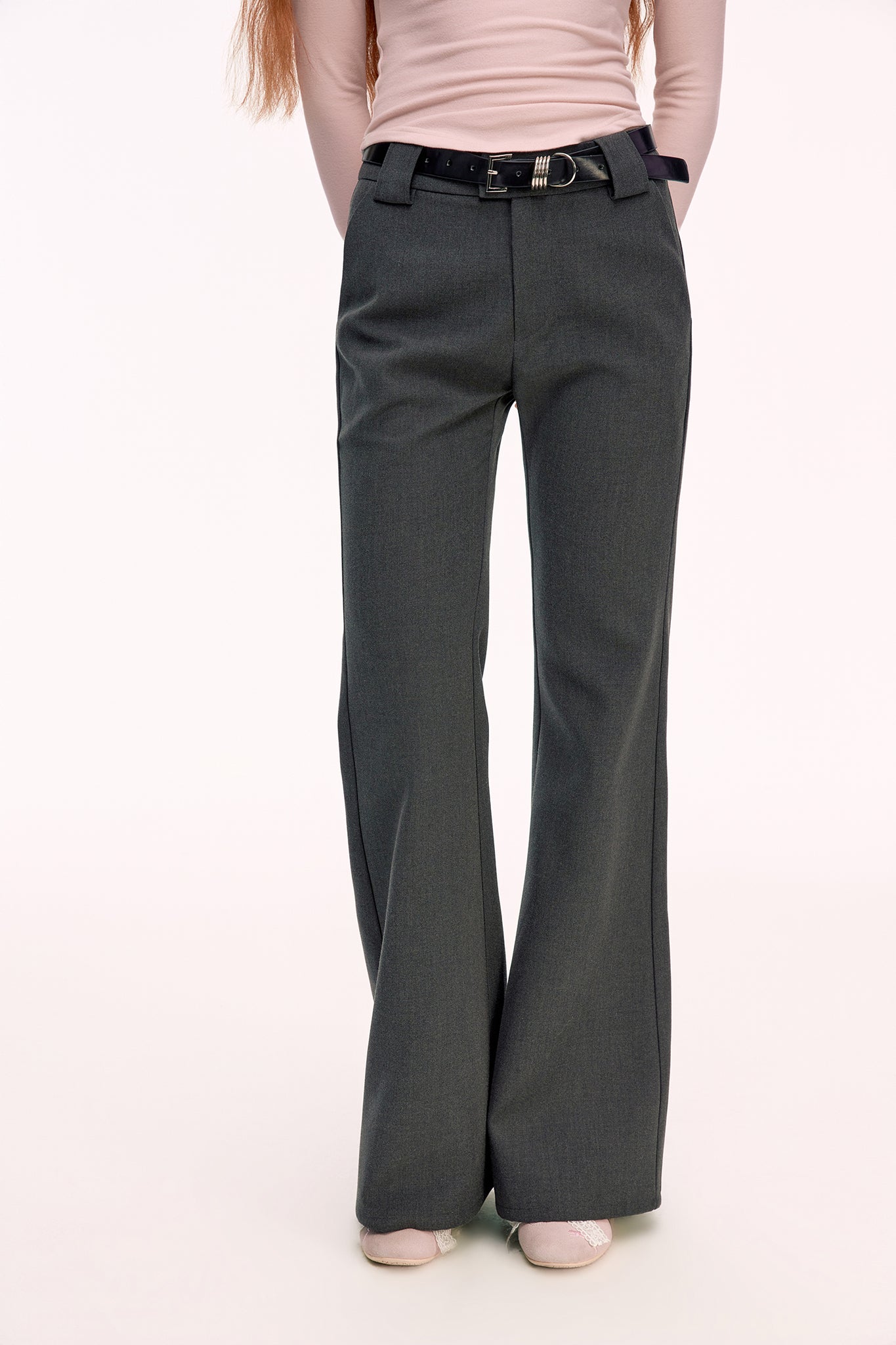 Heavy Duty Three-Dimensional Micro-Lapel Suit Pants