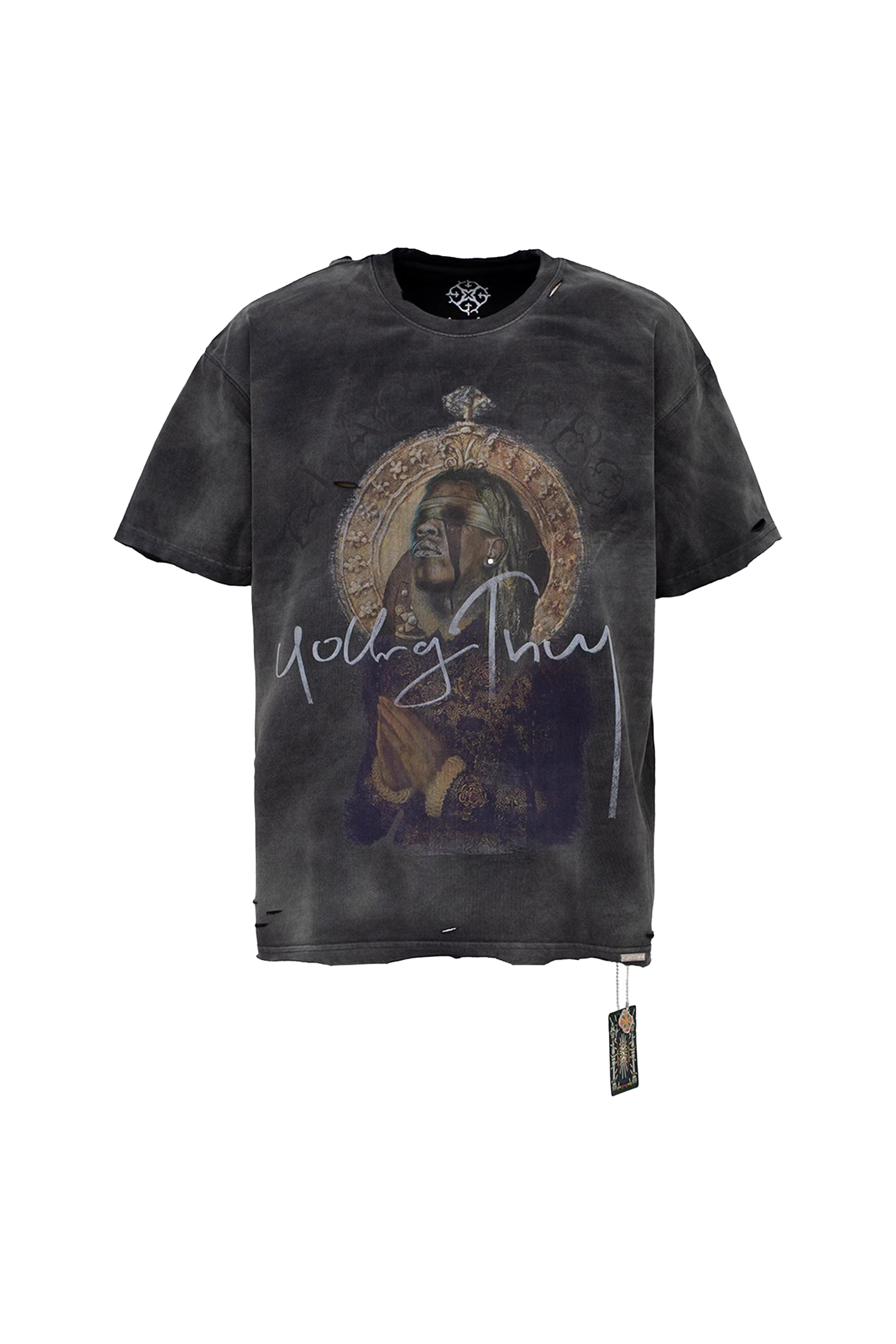 Black Young Thug Print T-Shirt