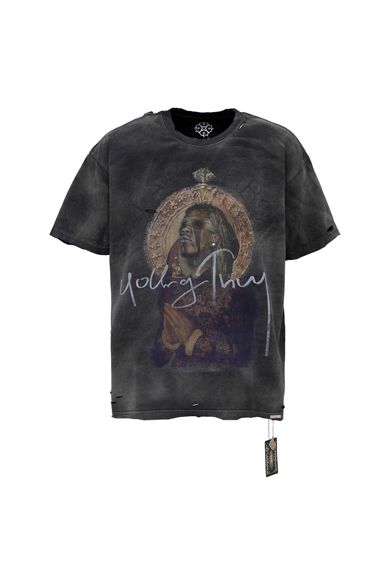 Black Young Thug Print T-Shirt