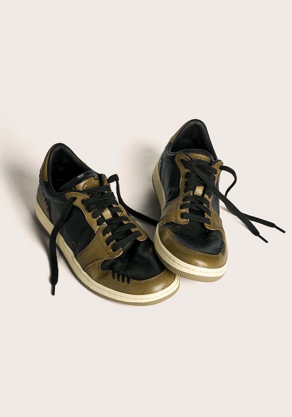 PIPG丨Men's Washed Horsehide Skate Shoes(Green&Brown) - PSYLOS 1, PIPG丨Men's Washed Horsehide Skate Shoes(Green&Brown), Skate Shoes, PIPG, PSYLOS 1