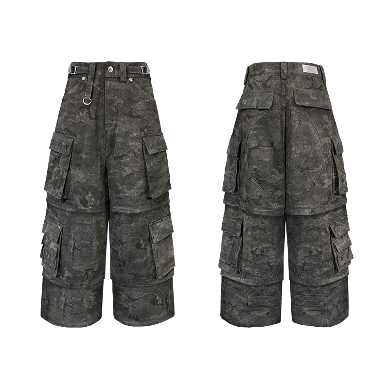 Detachable Camo Utility Pants