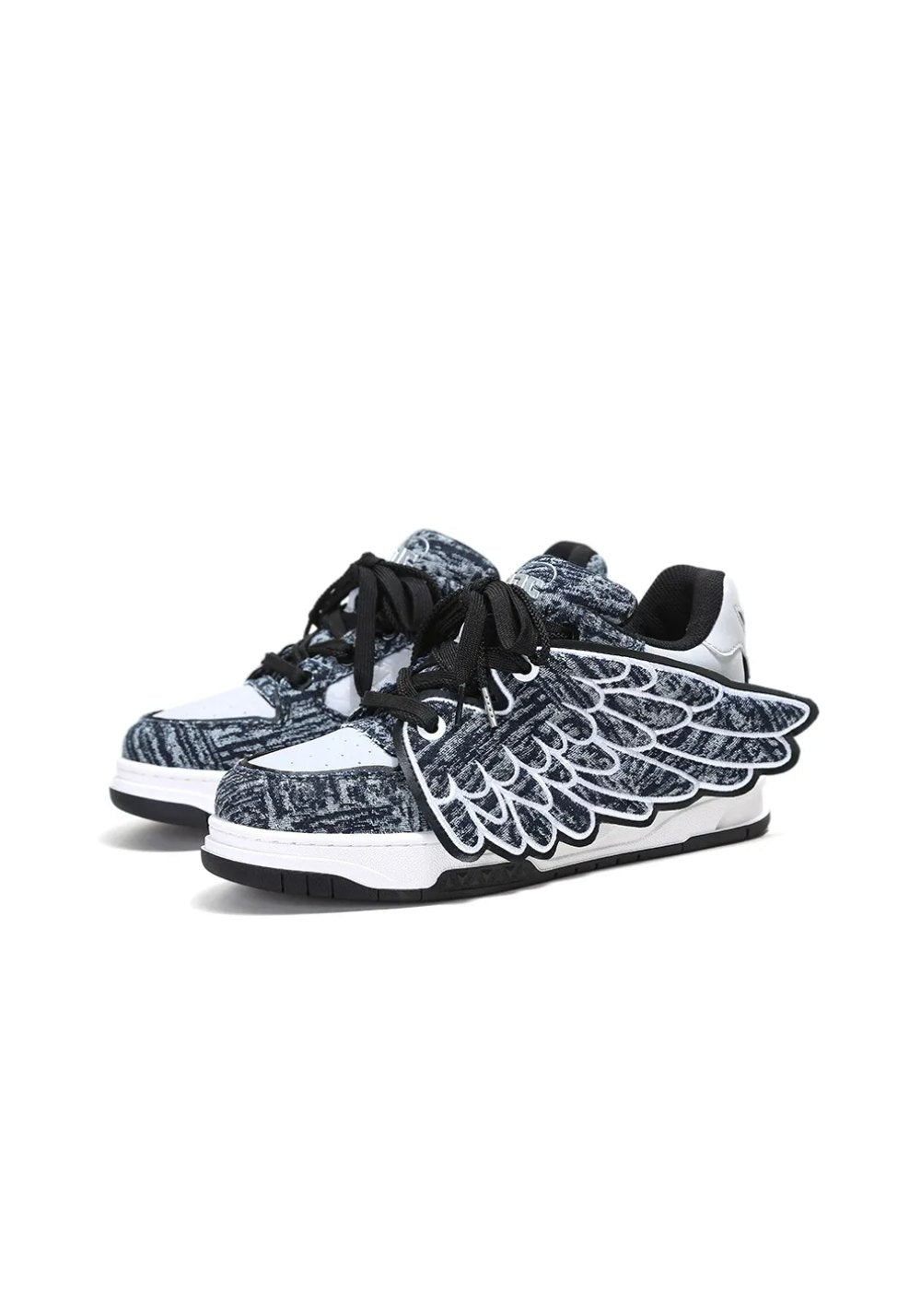 ADC丨Winged Feather Skate Shoes Platform Sole-Black - PSYLOS 1, ADC丨Winged Feather Skate Shoes Platform Sole-Black, Skate Shoes, ADC, PSYLOS 1