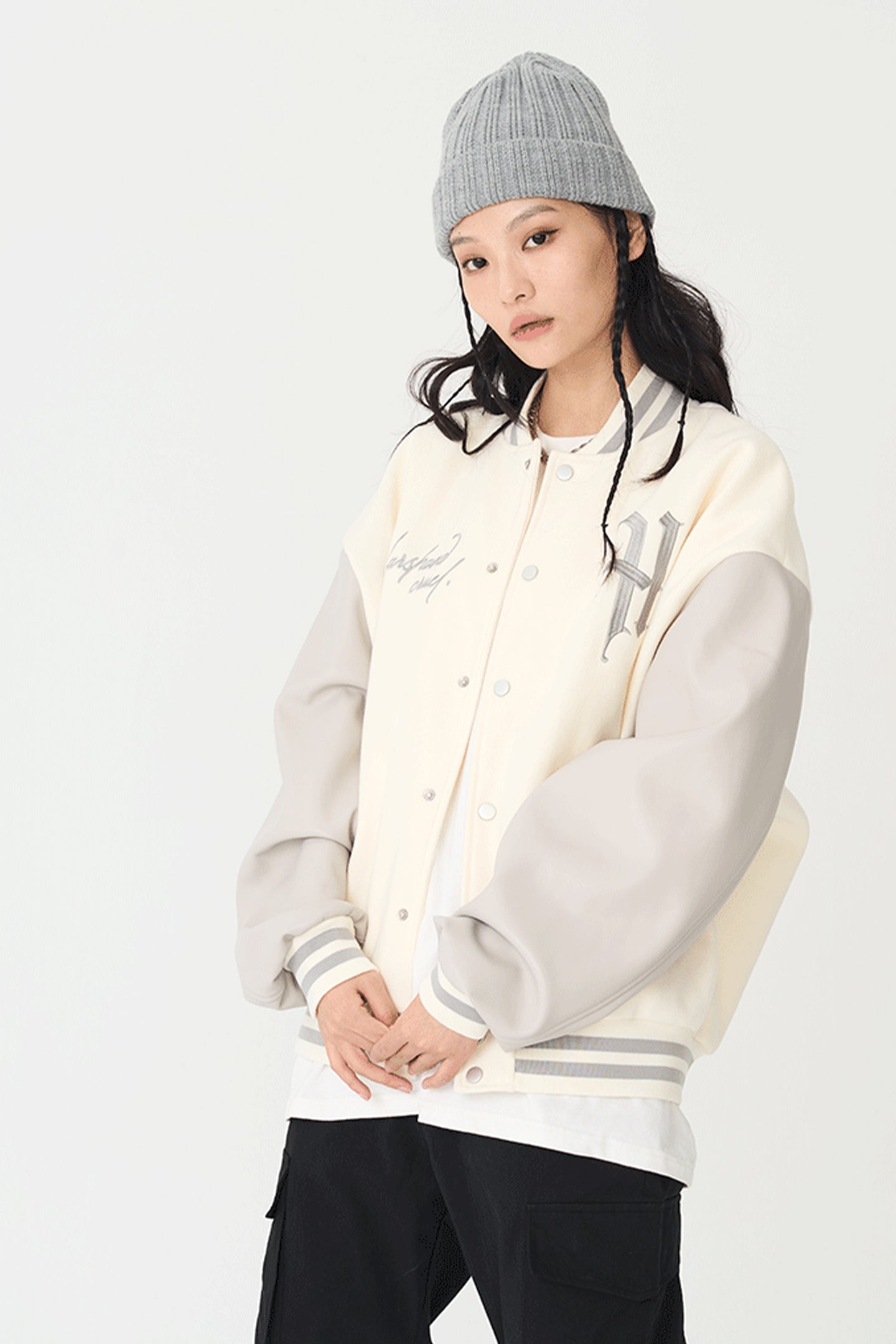 Retro Hip-hop Embroidered Baseball Jersey - PSYLOS 1, Retro Hip-hop Embroidered Baseball Jersey, Jacket, HARSH AND CRUEL, PSYLOS 1