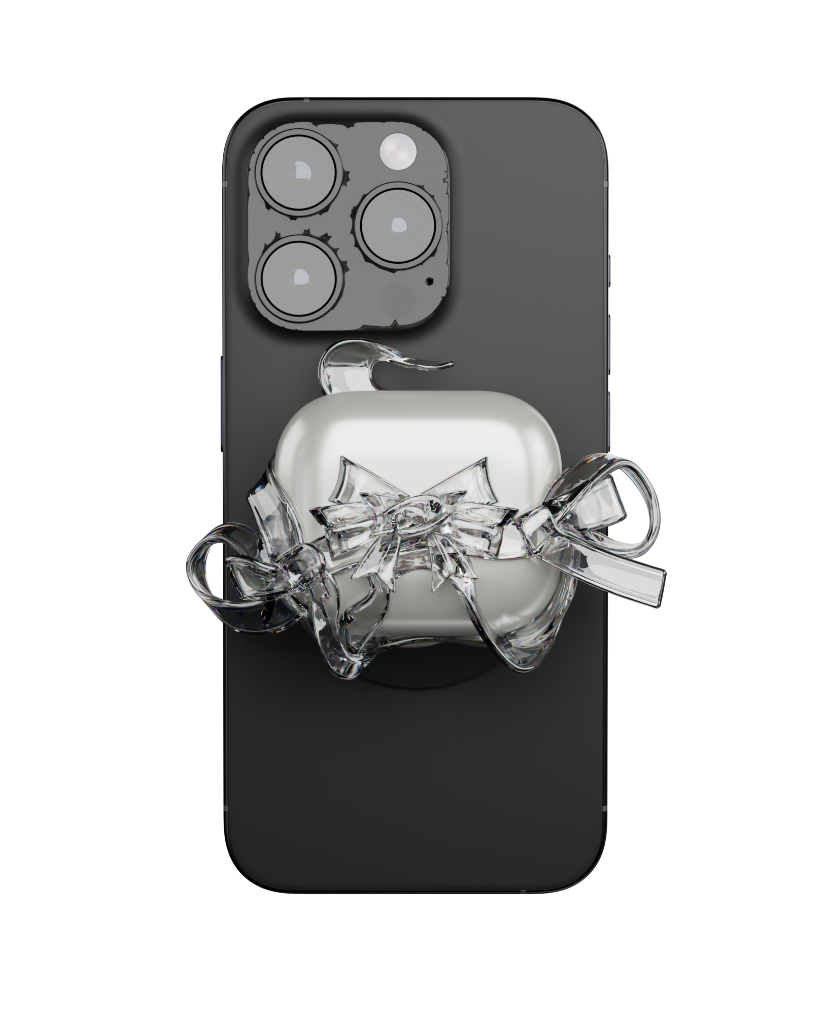 TORNADOSONG丨AirPods Phone Magnetic Case -Bow - PSYLOS 1, TORNADOSONG丨AirPods Phone Magnetic Case -Bow, Accessories, TORNADOSONG, PSYLOS 1