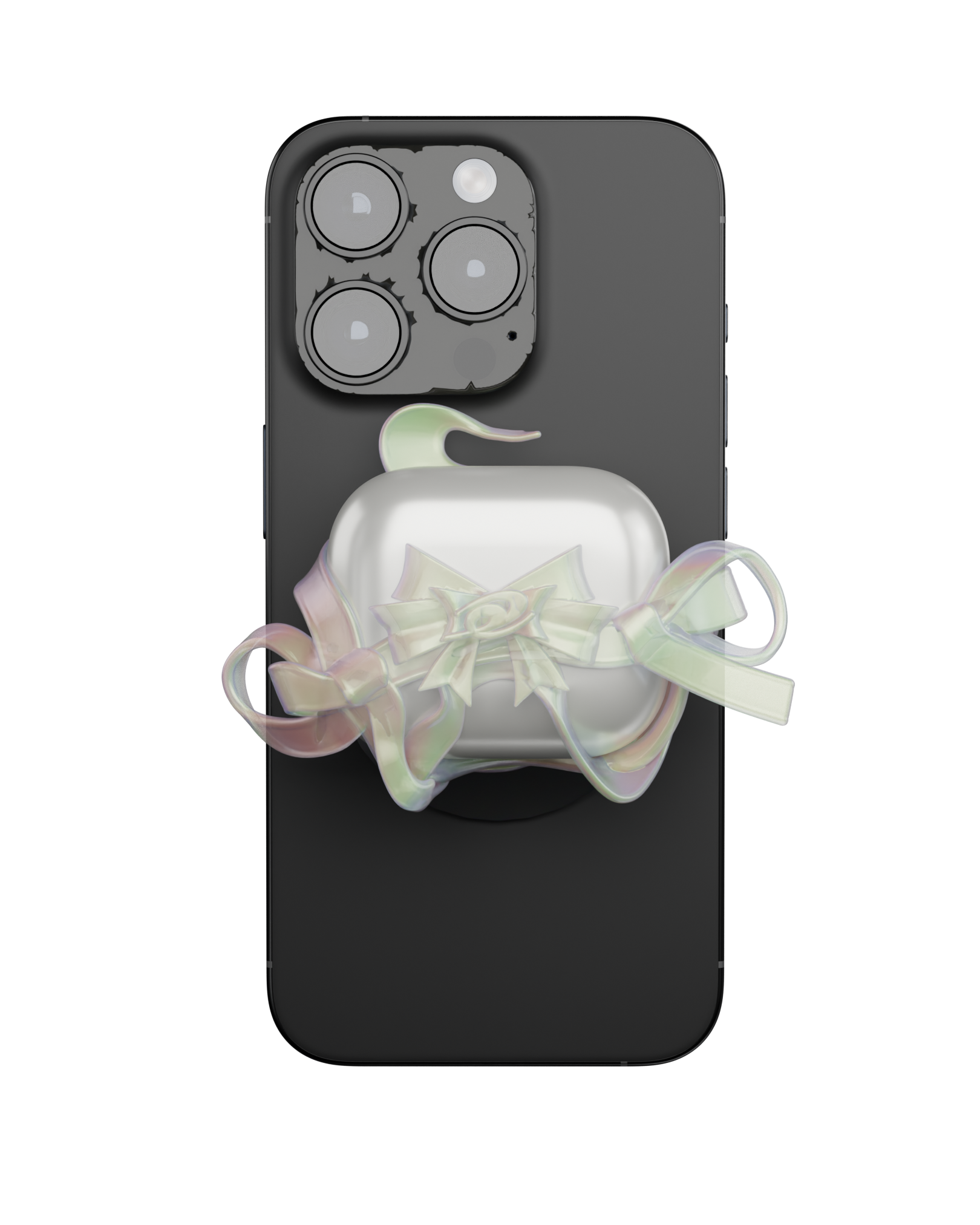 TORNADOSONG丨AirPods Phone Magnetic Case -Bow - PSYLOS 1, TORNADOSONG丨AirPods Phone Magnetic Case -Bow, Accessories, TORNADOSONG, PSYLOS 1