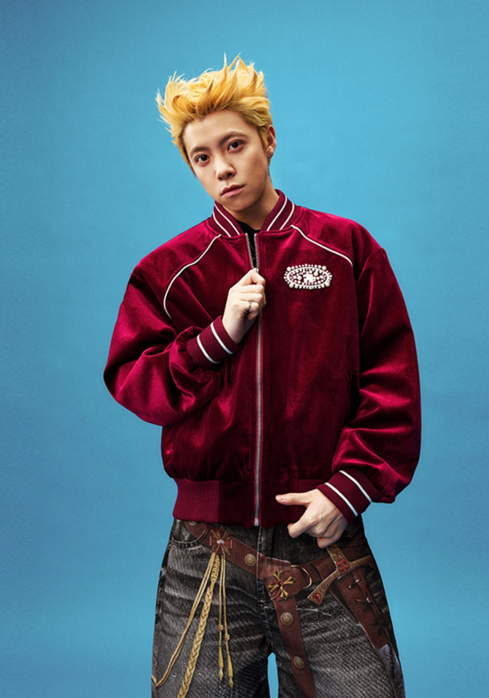 YADcrew丨YADcrew Limited Edition Velvet Jacket - PSYLOS 1, YADcrew丨YADcrew Limited Edition Velvet Jacket, Jacket, YADcrew, PSYLOS 1