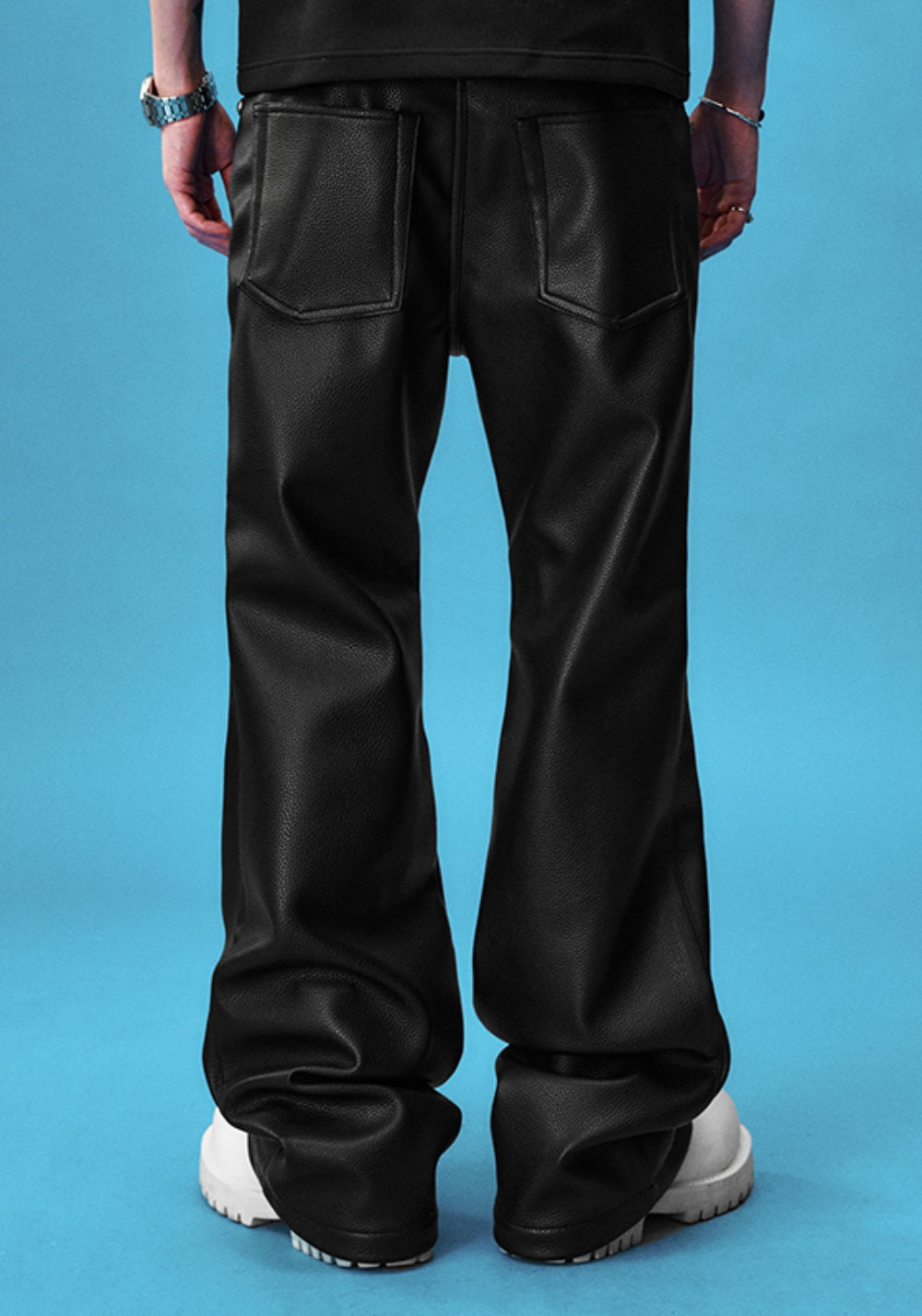 YADcrew丨YADcrew Limited Edition Lychee Leather Pants-Black - PSYLOS 1, YADcrew丨YADcrew Limited Edition Lychee Leather Pants-Black, Jeans, YADcrew, PSYLOS 1