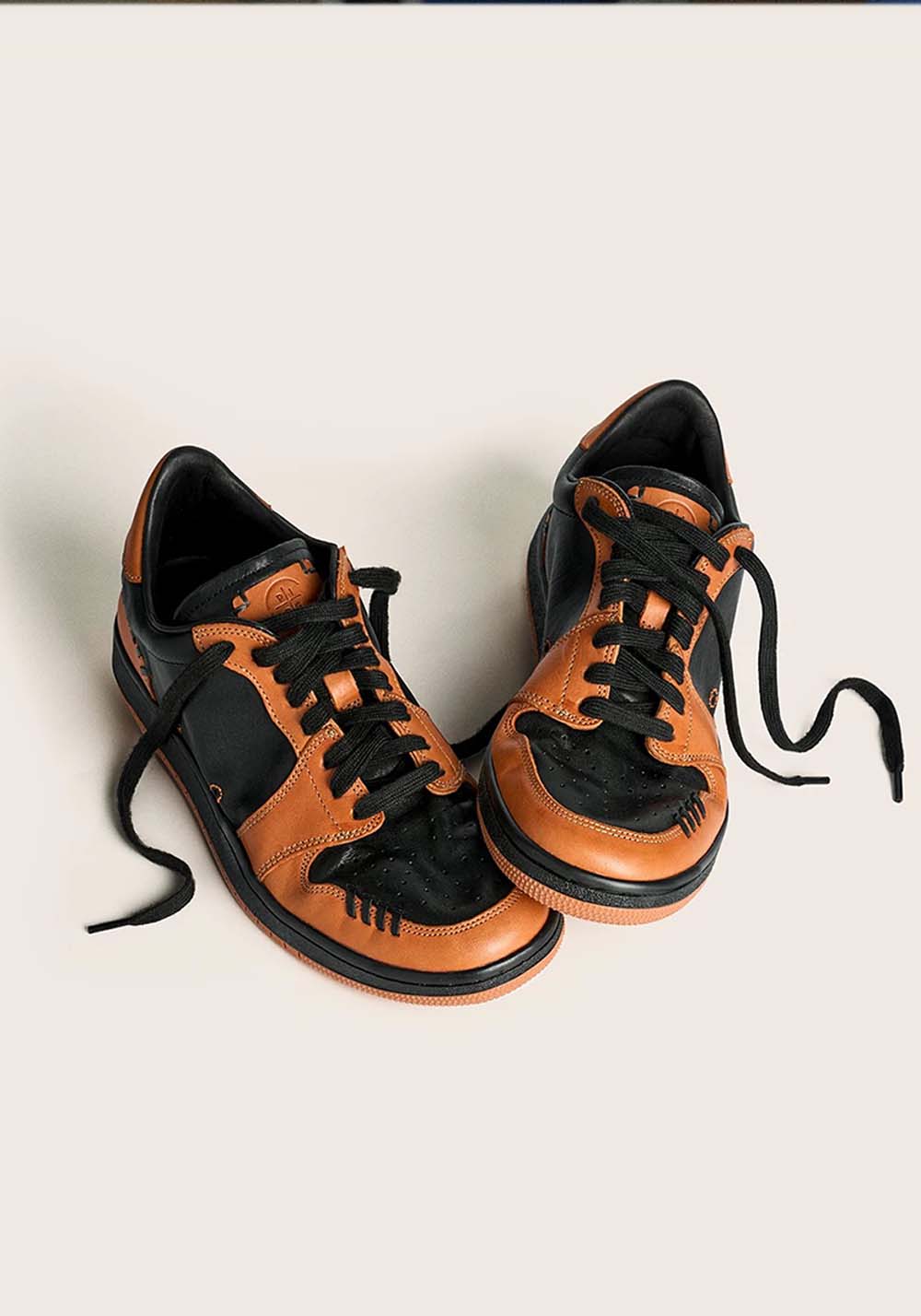 PIPG丨Men's Washed Horsehide Skate Shoes(Orange) - PSYLOS 1, PIPG丨Men's Washed Horsehide Skate Shoes(Orange), Skate Shoes, PIPG, PSYLOS 1
