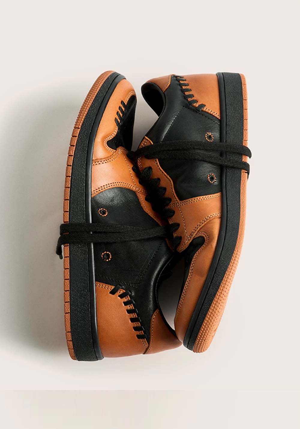 PIPG丨Men's Washed Horsehide Skate Shoes(Orange) - PSYLOS 1, PIPG丨Men's Washed Horsehide Skate Shoes(Orange), Skate Shoes, PIPG, PSYLOS 1