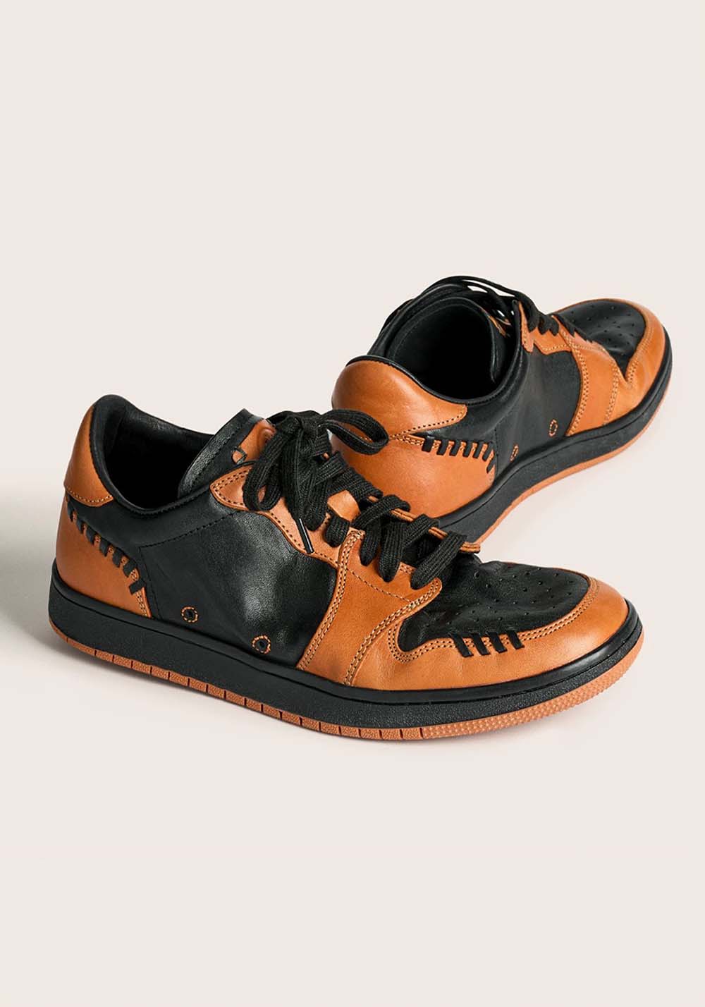 PIPG丨Men's Washed Horsehide Skate Shoes(Orange) - PSYLOS 1, PIPG丨Men's Washed Horsehide Skate Shoes(Orange), Skate Shoes, PIPG, PSYLOS 1