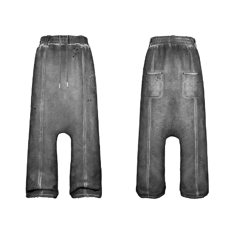 Set-Dye Drop-Crotch Sweatpants - PSYLOS 1, Set-Dye Drop-Crotch Sweatpants, Jeans, TecNineGroup, PSYLOS 1