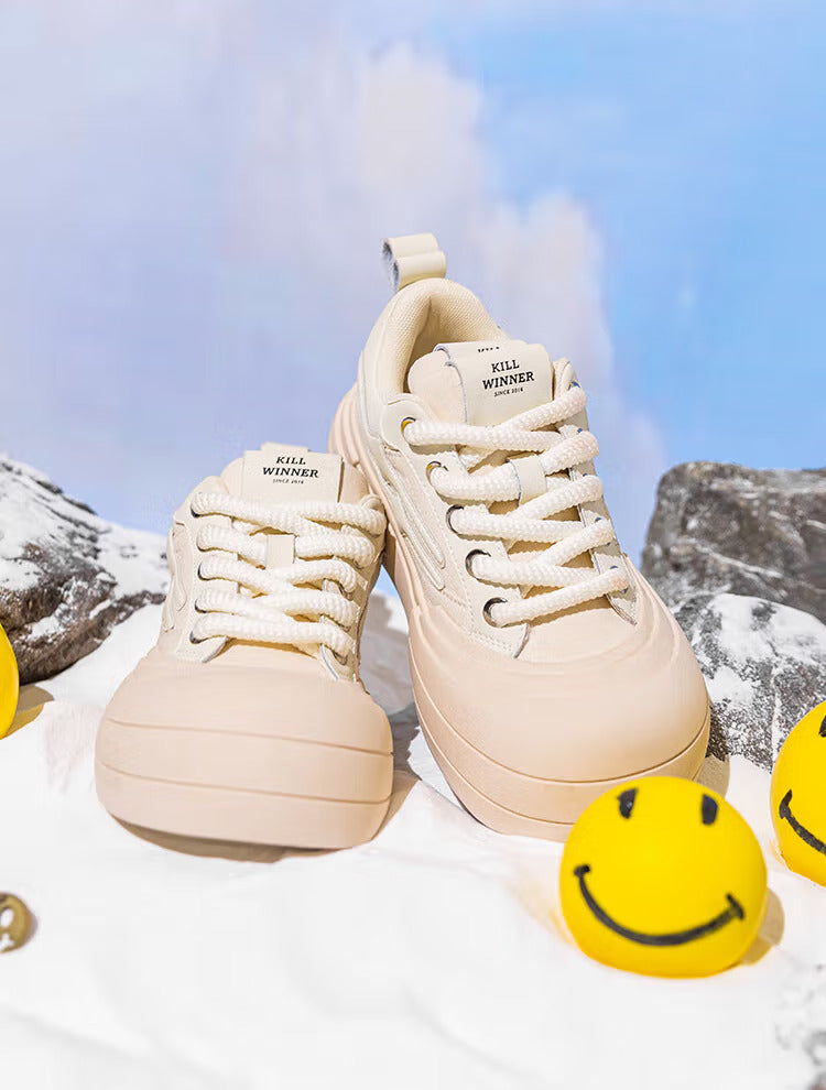 KILLWINNER丨Smile Life Sneaker - Beige - PSYLOS 1, KILLWINNER丨Smile Life Sneaker - Beige, Chunky Sneakers, KILLWINNER•JAPAN, PSYLOS 1
