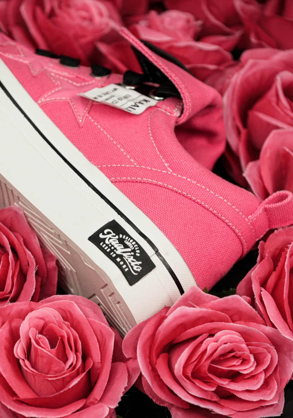 KAALIXTO丨Cheese Raspberry Pink Canvas Star Shoes - PSYLOS 1, KAALIXTO丨Cheese Raspberry Pink Canvas Star Shoes, Canvas Sneakers, KAALIXTO•JAPAN, PSYLOS 1